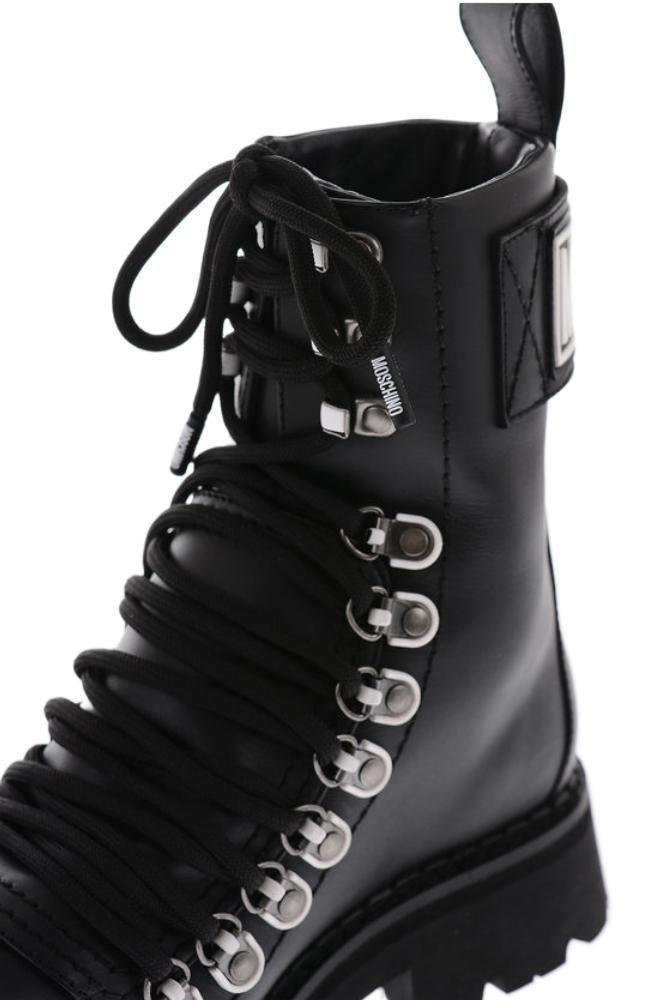 商品Moschino|Moschino Men's  Black Other Materials Ankle Boots,价格¥4410,第6张图片详细描述
