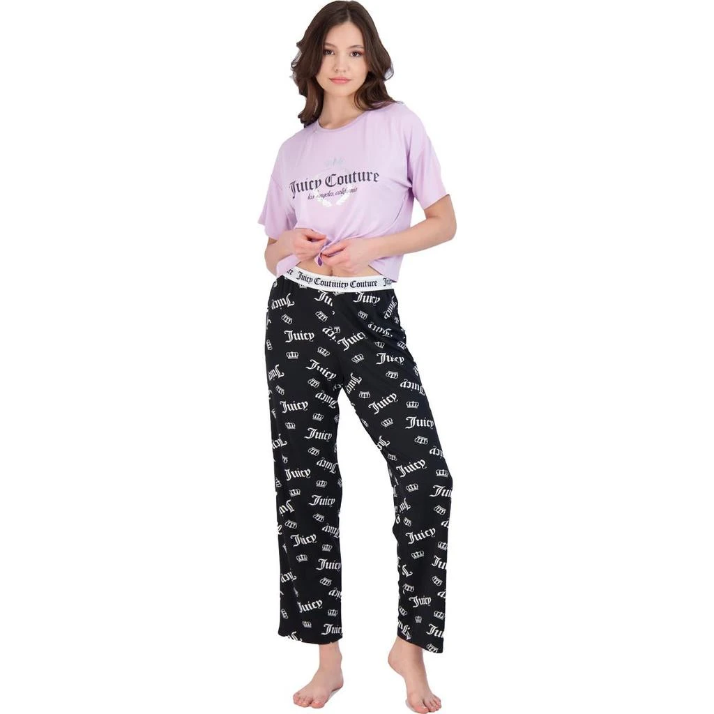 商品Juicy Couture|Juicy Couture Womens 2 Piece Comfy Pajama Set,价格¥100,第4张图片详细描述