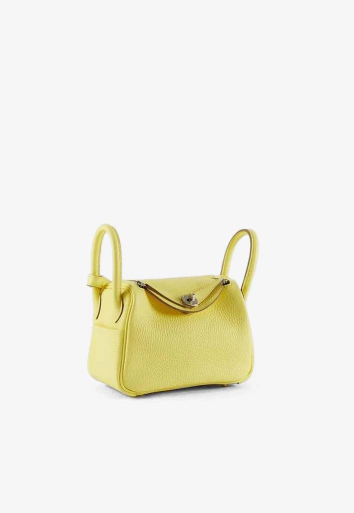 商品Hermes|Mini Lindy 20 in Limoncello Clemence with Palladium Hardware,价格¥108106,第2张图片详细描述