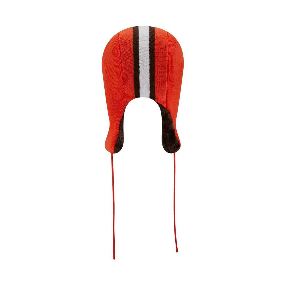 商品New Era|Men's Orange Cleveland Browns Helmet Head Trapper Knit Hat,价格¥261,第3张图片详细描述