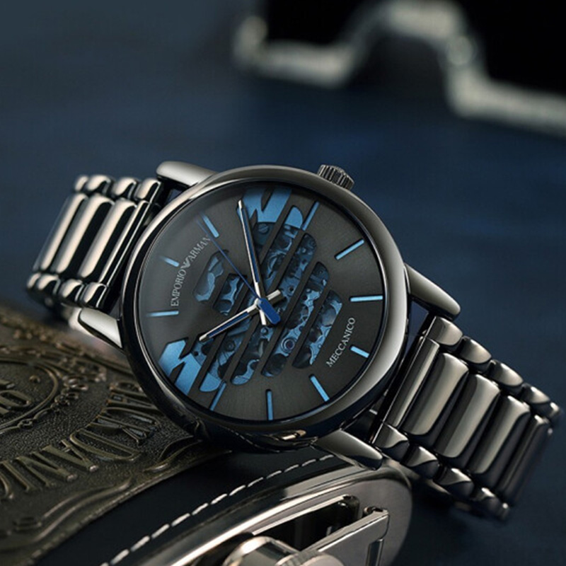 阿玛尼ARMANI-机械表男 时尚LOGO大表盘男士手表AR60029商品第3张图片规格展示