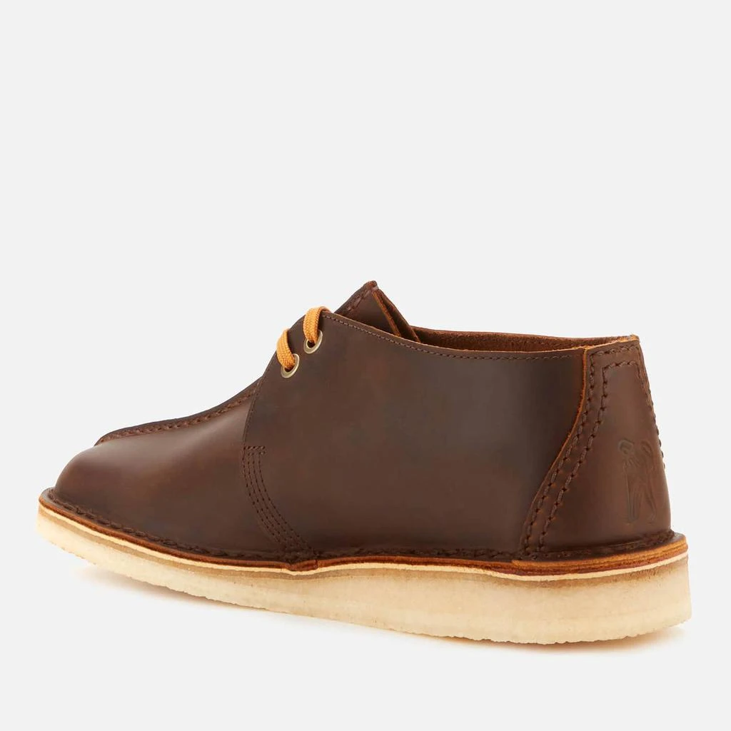 商品Clarks|Clarks Originals Men's Desert Trek Leather Shoes - Beeswax,价格¥1140,第3张图片详细描述