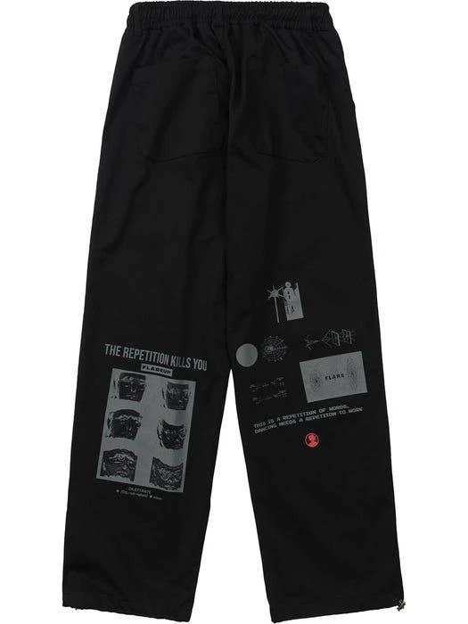 商品FLARE UP|Season Artwork Pants _Black,价格¥839,第1张图片