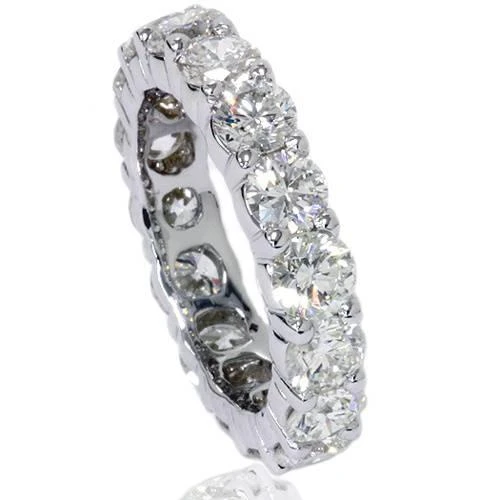 商品Pompeii3|Platinum 5 Ct Diamond Eternity Ring Womens Wedding Band,价格¥28688,第2张图片详细描述