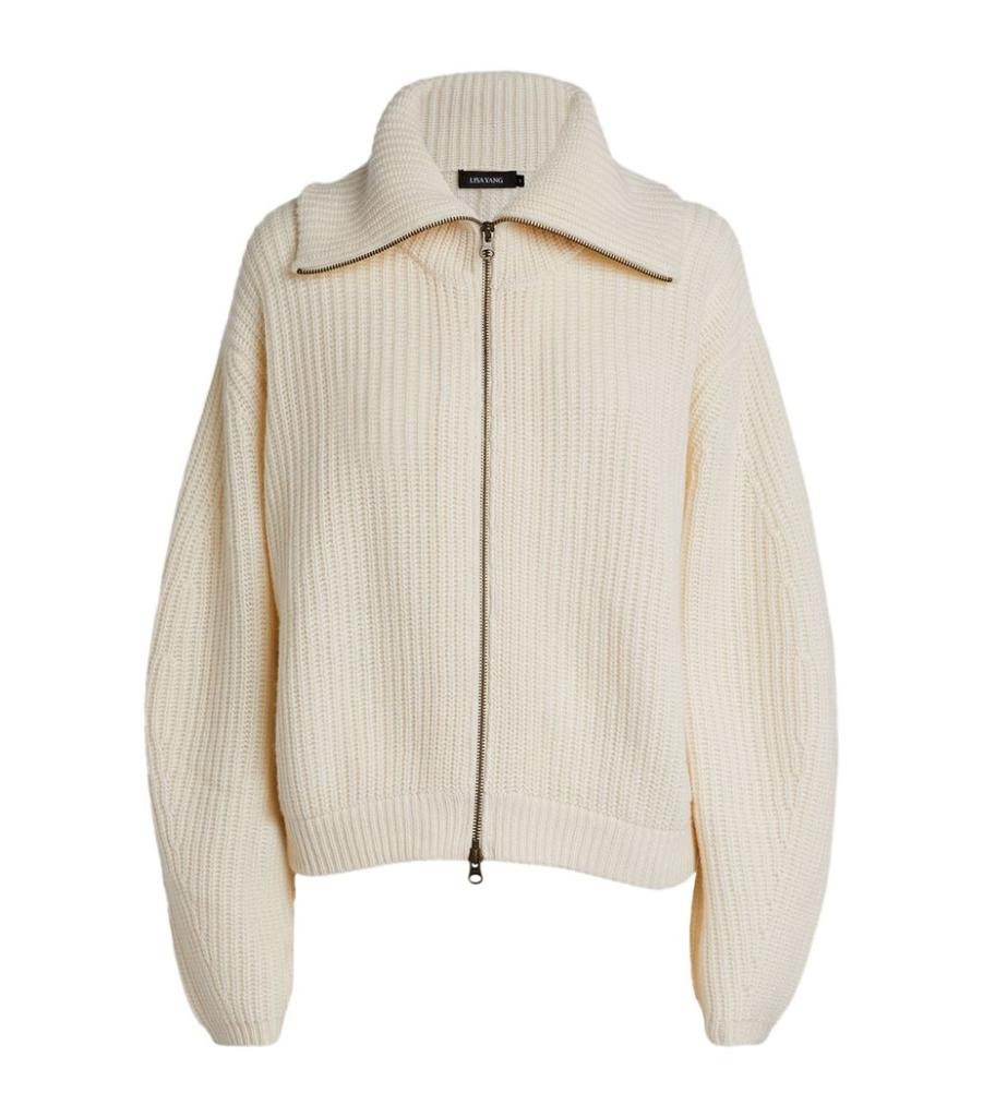 Cashmere Zip-Up Sweater商品第1张图片规格展示