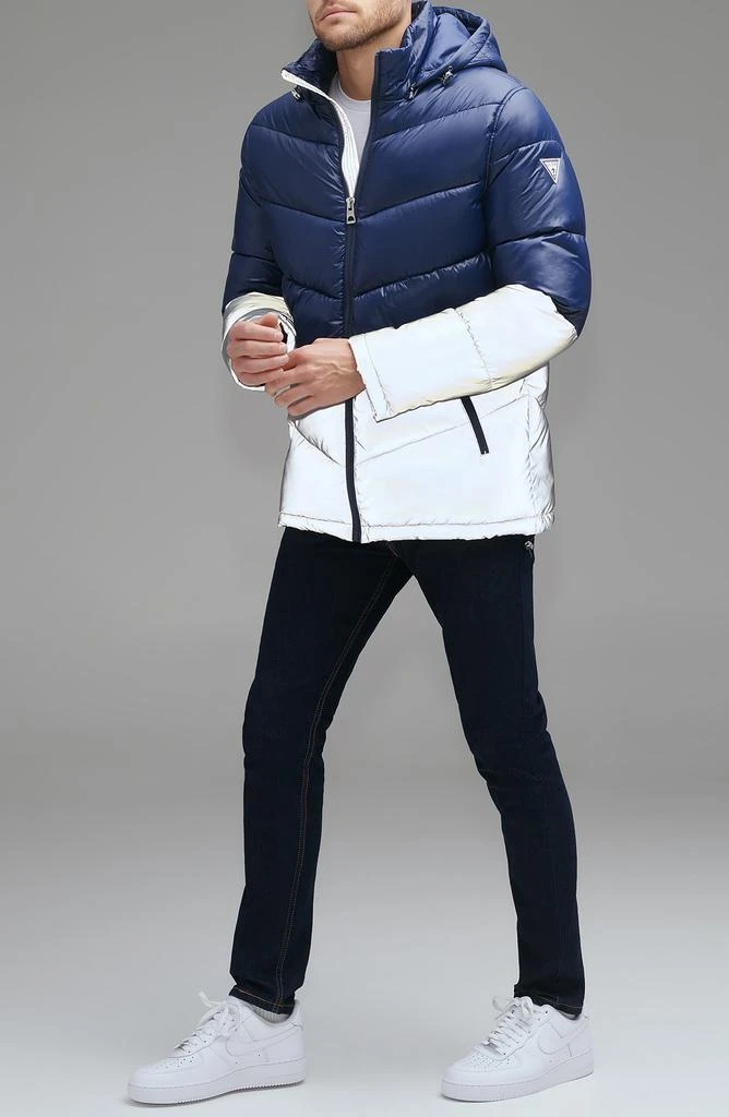 Colorblock Wind & Water Resistant Puffer Jacket 商品