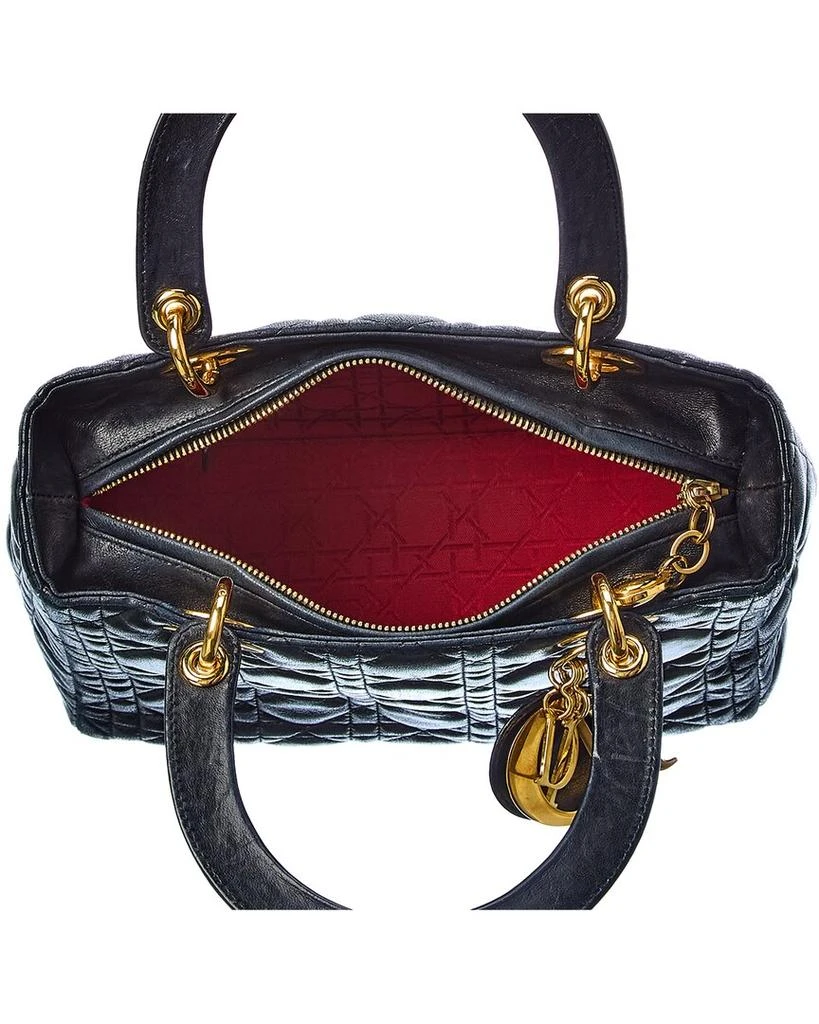 商品[二手商品] Dior|Dior Black Cannage Leather Small Lady Dior (Authentic Pre-Owned),价格¥19940,第4张图片详细描述