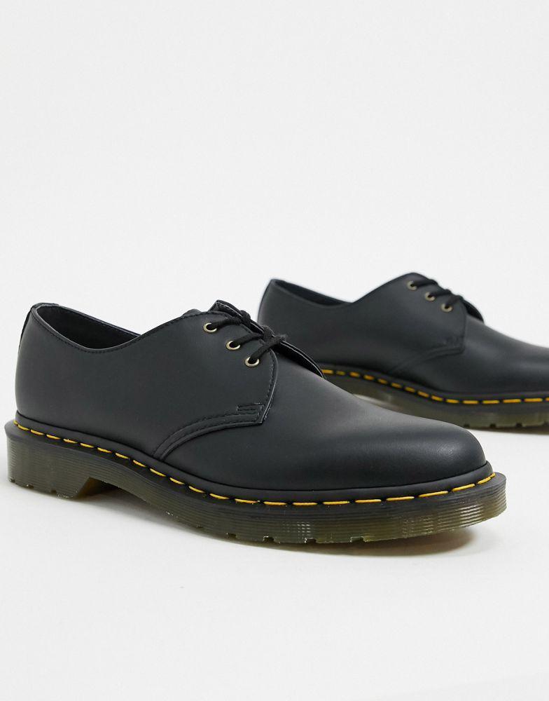 商品Dr. Martens|Dr Martens 1461 3-eye shoes in black,价格¥970,第1张图片
