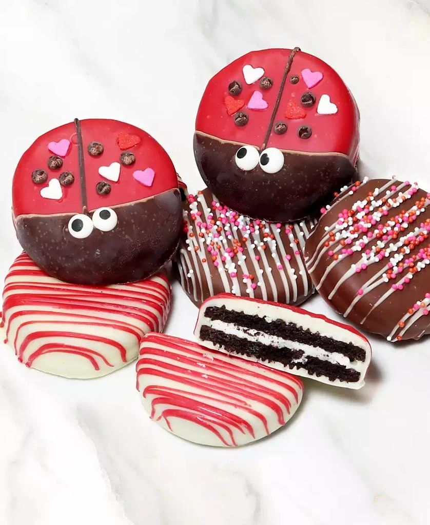 商品Chocolate Covered Company|Love Bug Belgian Chocolate Covered Oreo Cookies - 12 Pc,价格¥362,第2张图片详细描述
