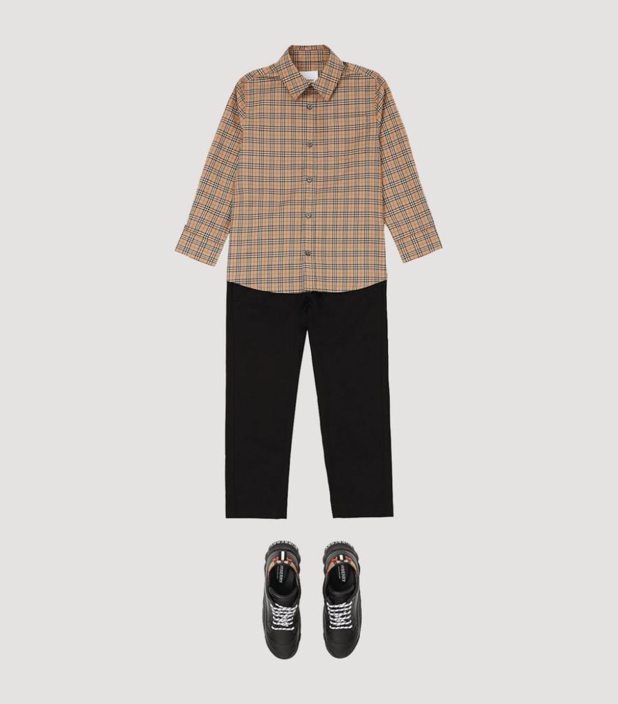 Small-Scale Check Shirt (3-14 Years)商品第4张图片规格展示