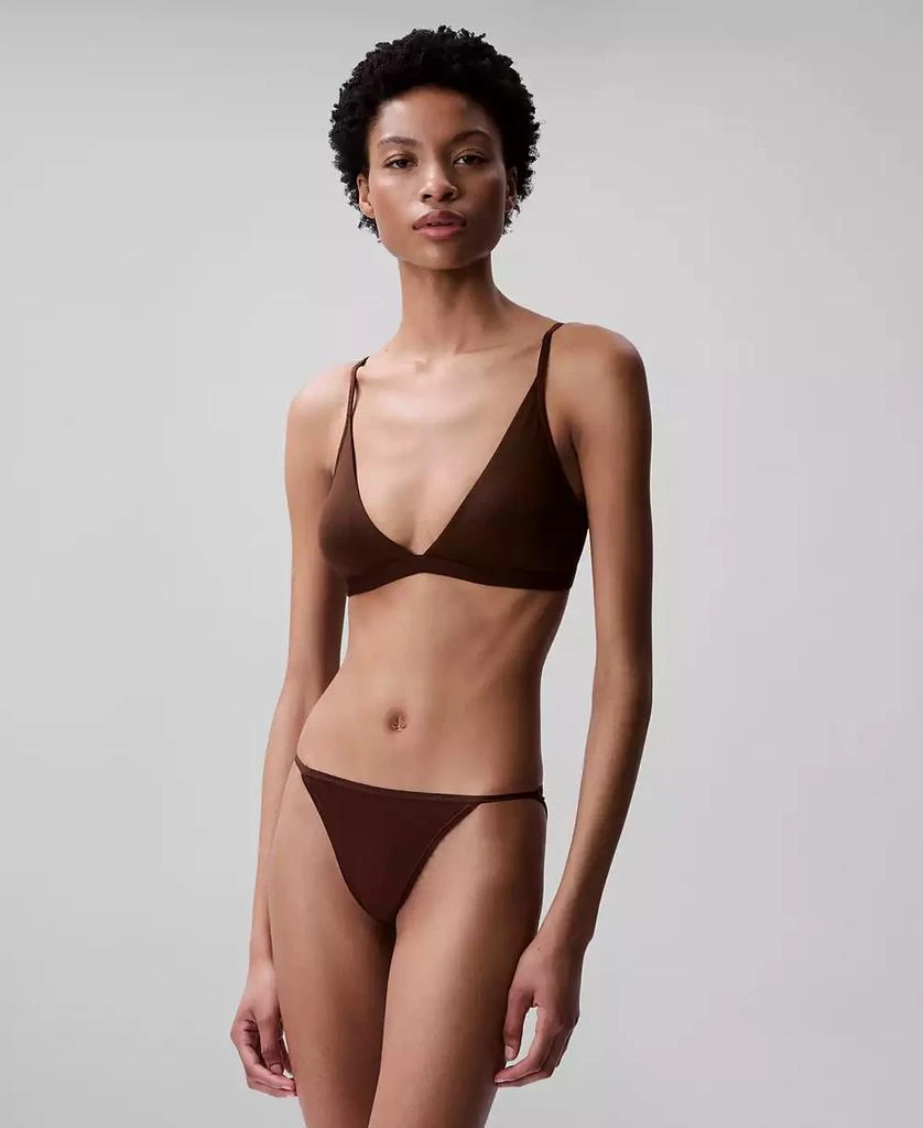商品Calvin Klein|V领三角文胸 无衬里QF6758,价格¥169,第3张图片详细描述