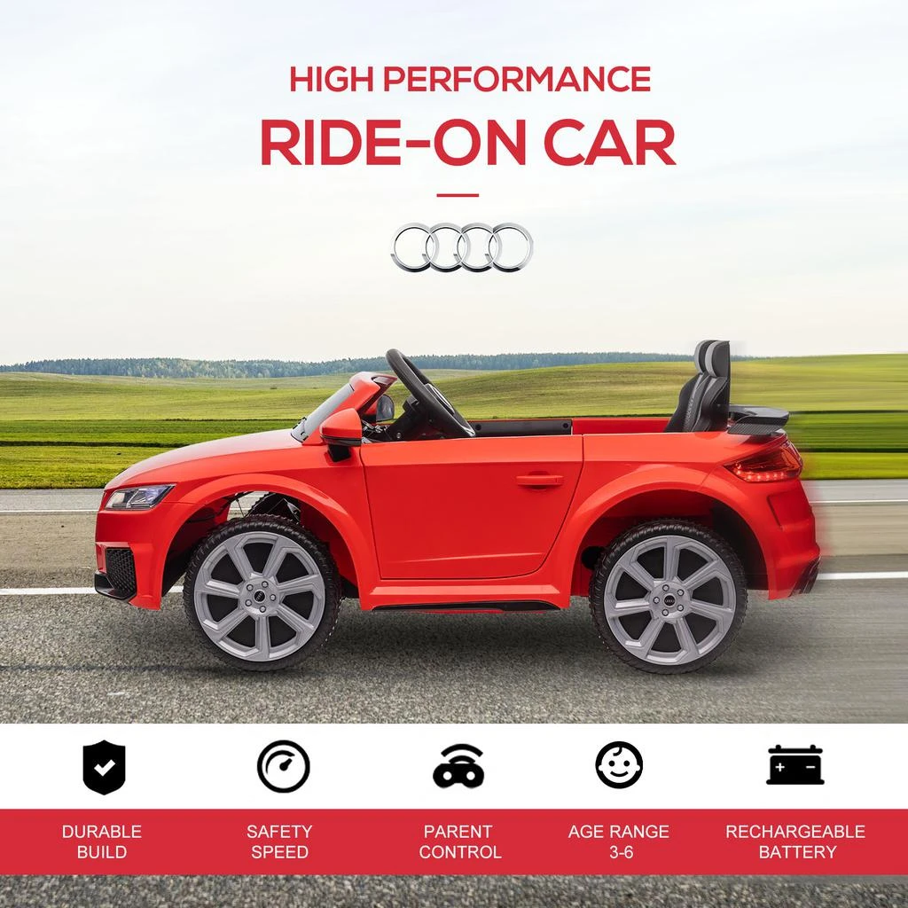Streamdale Officially Licensed Audi TT RS Electric Kid's Car with Remote Control 商品