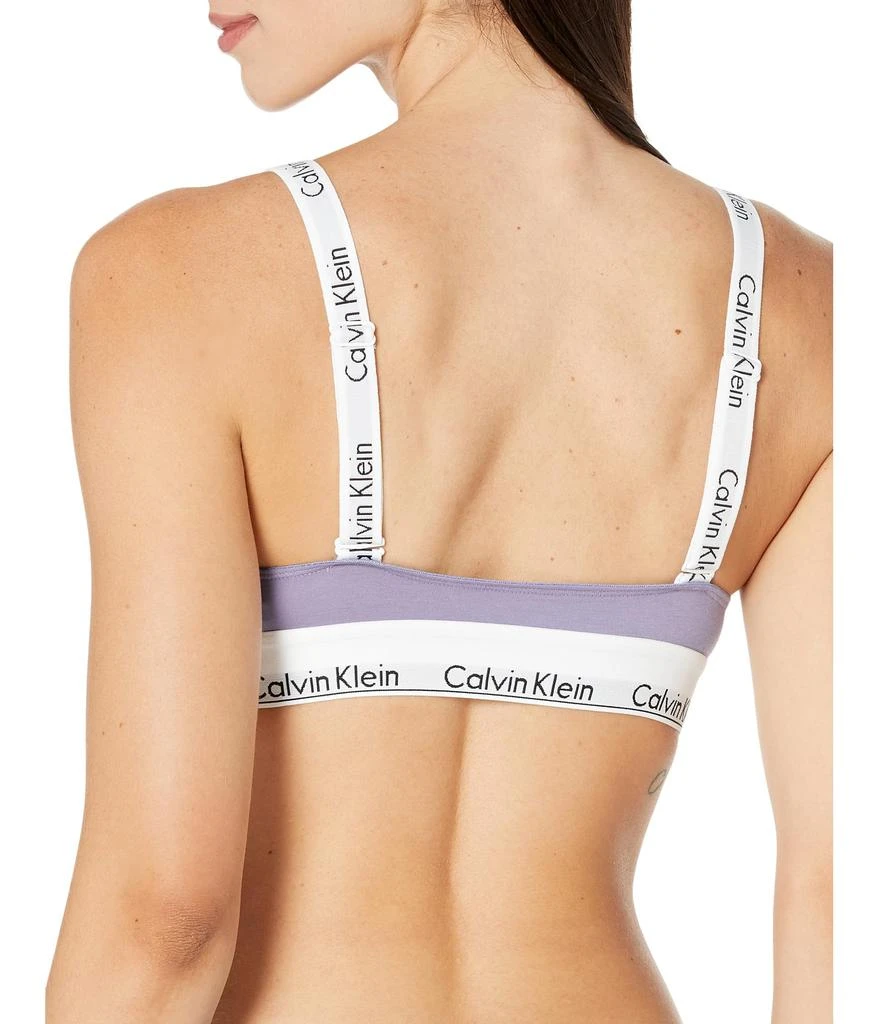 商品Calvin Klein|Modern Cotton Unlined Bralette (Cross-Back),价格¥263,第2张图片详细描述