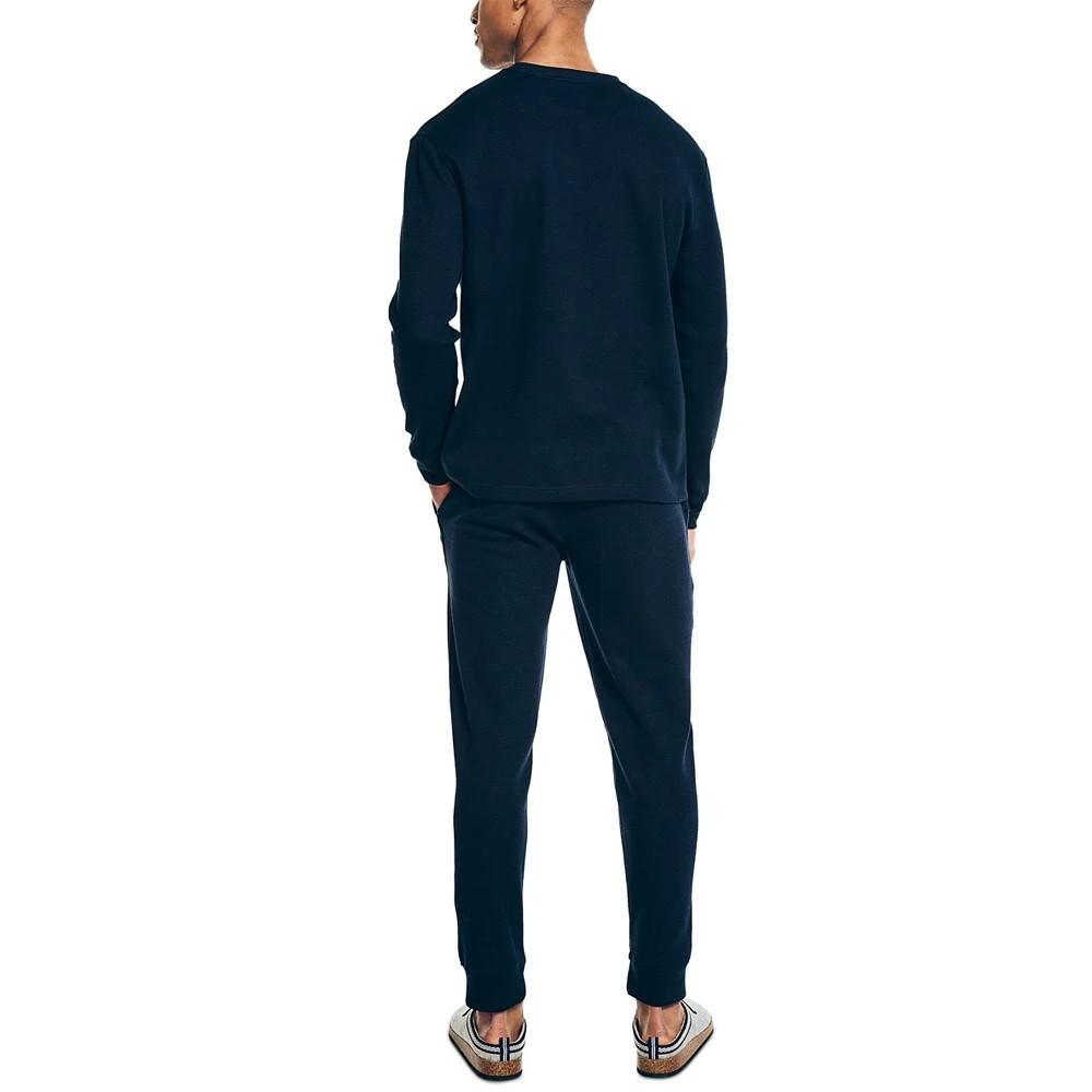 商品Nautica|Men’s Waffle Knit Thermal Pajama Set,价格¥440,第4张图片详细描述