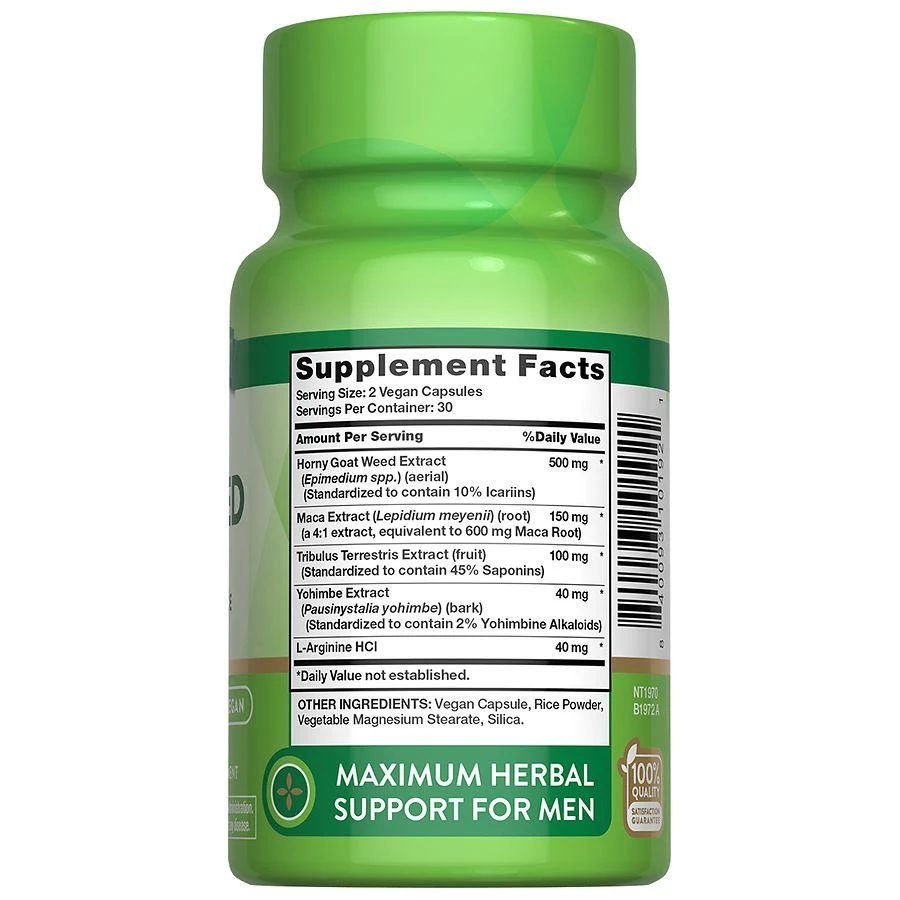 商品Nature's Truth|Horny Goat Weed Capsules,价格¥90,第3张图片详细描述