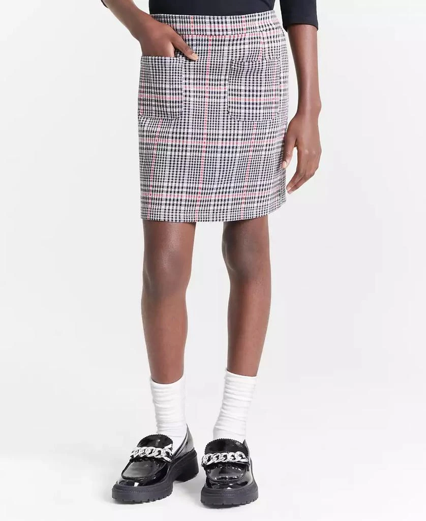 商品Epic Threads|Little & Big Girls Weave Plaid Pockets Skirt, Created for Macy's,价格¥108,第1张图片