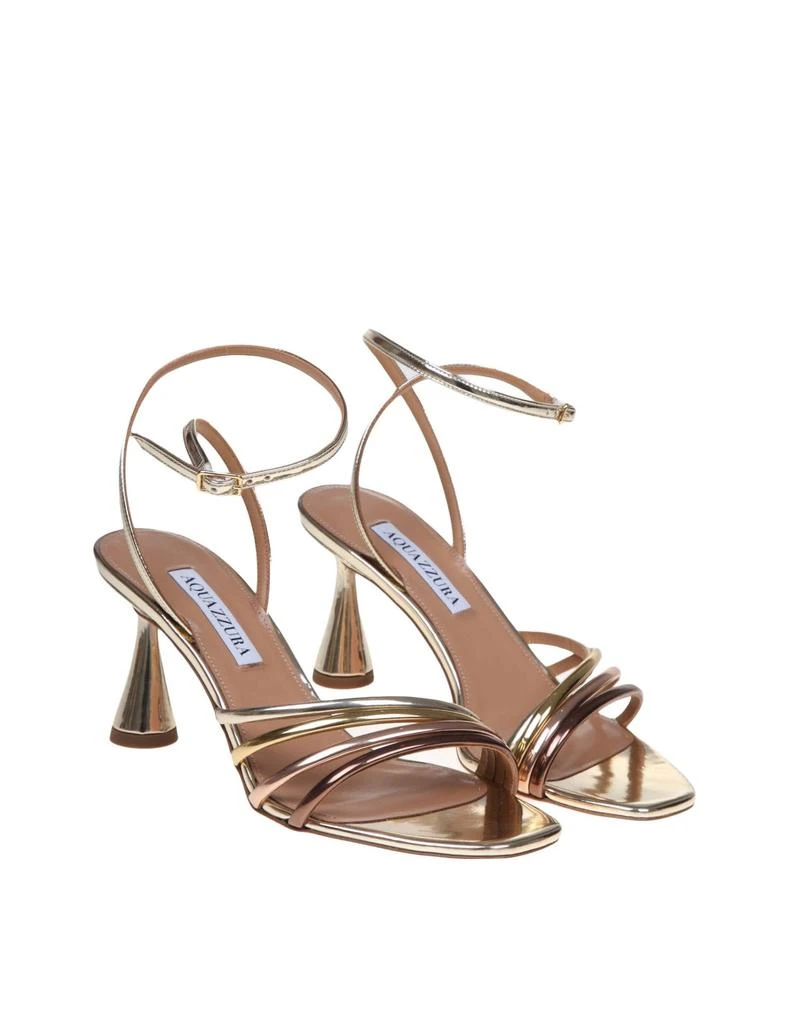 商品Aquazzura|Aquazzurra Latour 75 Sandal In Mirror Effect Leather,价格¥4565,第2张图片详细描述