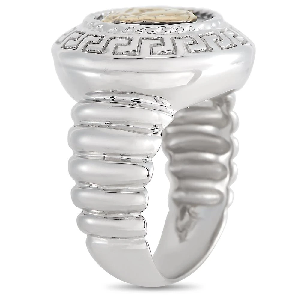 商品[二手商品] Versace|Versace 18K White Gold Onyx Ring,价格¥11065,第2张图片详细描述