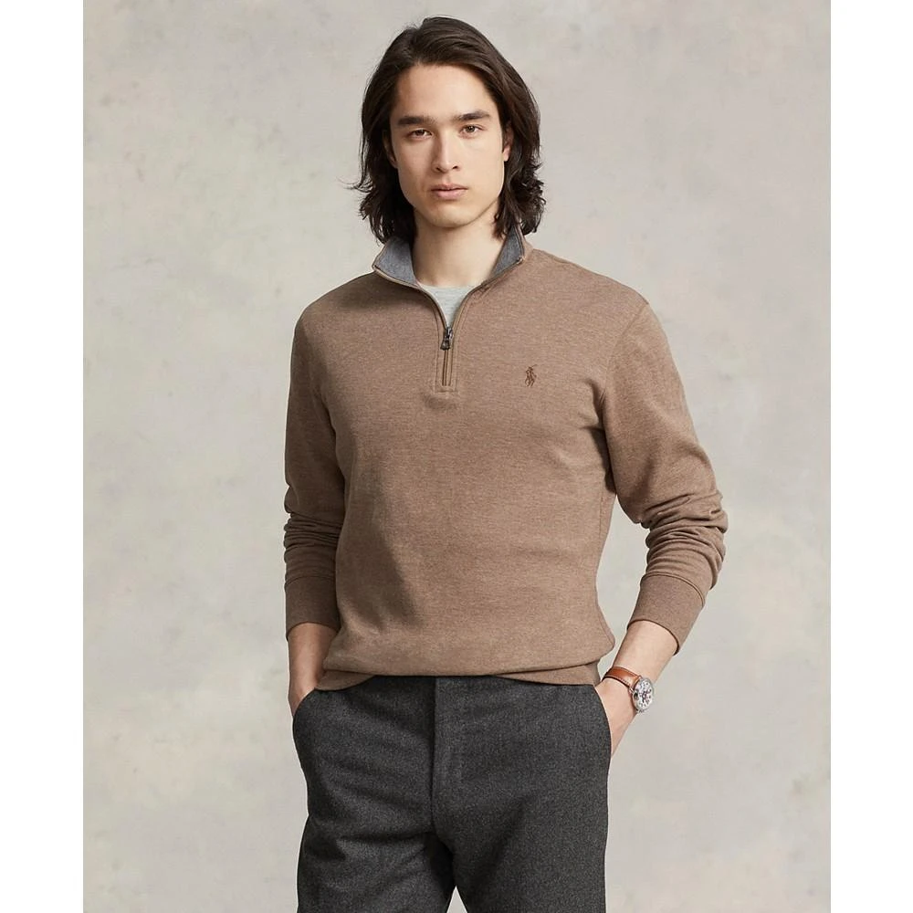 商品Ralph Lauren|Men's Luxury Jersey Quarter-Zip Pullover,价格¥213,第1张图片