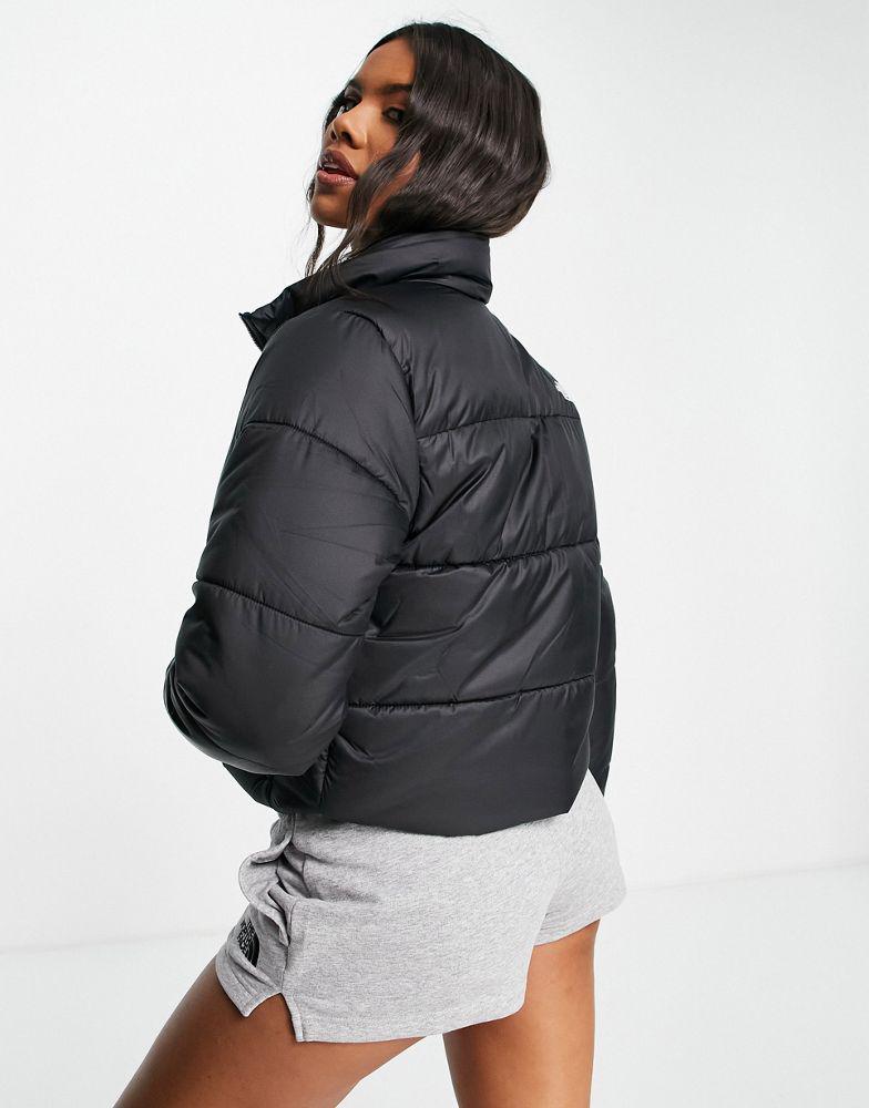 The North Face Saikuru cropped puffer jacket in black Exclusive at ASOS商品第4张图片规格展示