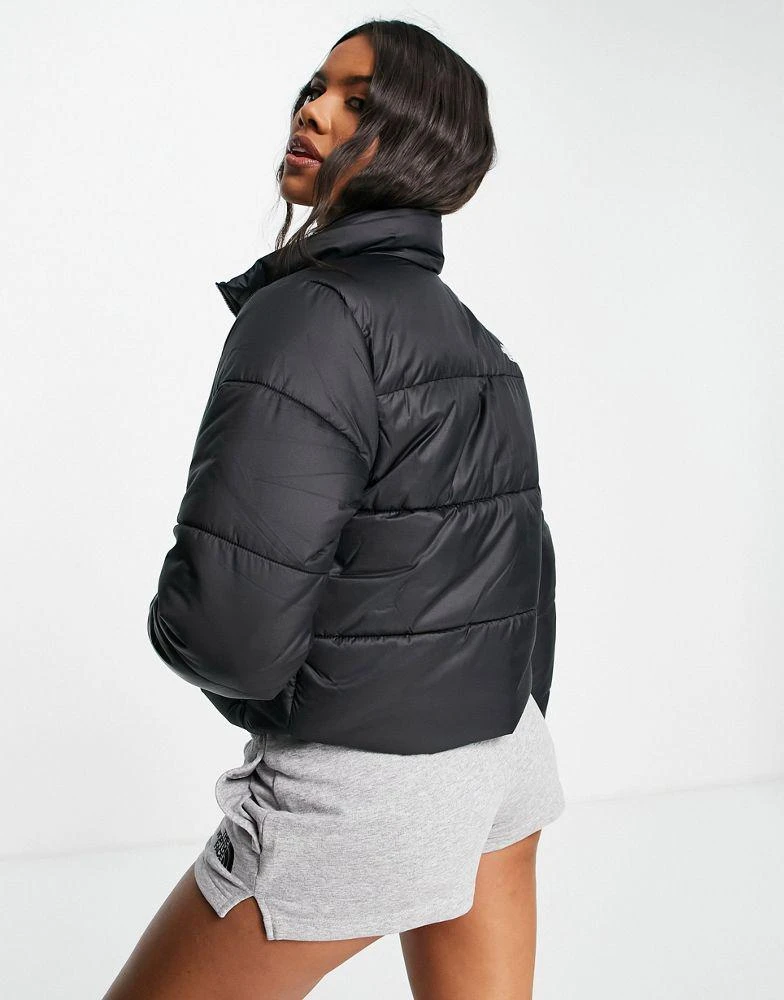 商品The North Face|The North Face Saikuru cropped puffer jacket in black Exclusive at ASOS,价格¥1135,第4张图片详细描述