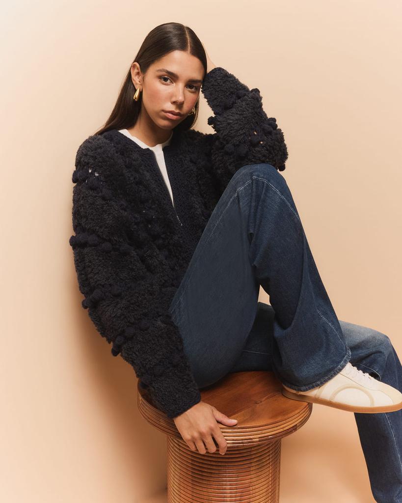 pois double mesh Cardigan【beige】 受注予約 double mesh Cardigan【beige】 | pois