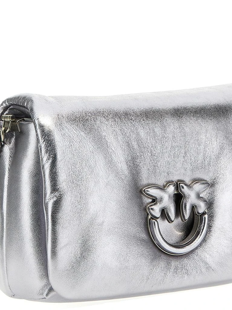 商品PINKO|Love Click Puff Classic Crossbody Bags Silver,价格¥2313,第3张图片详细描述