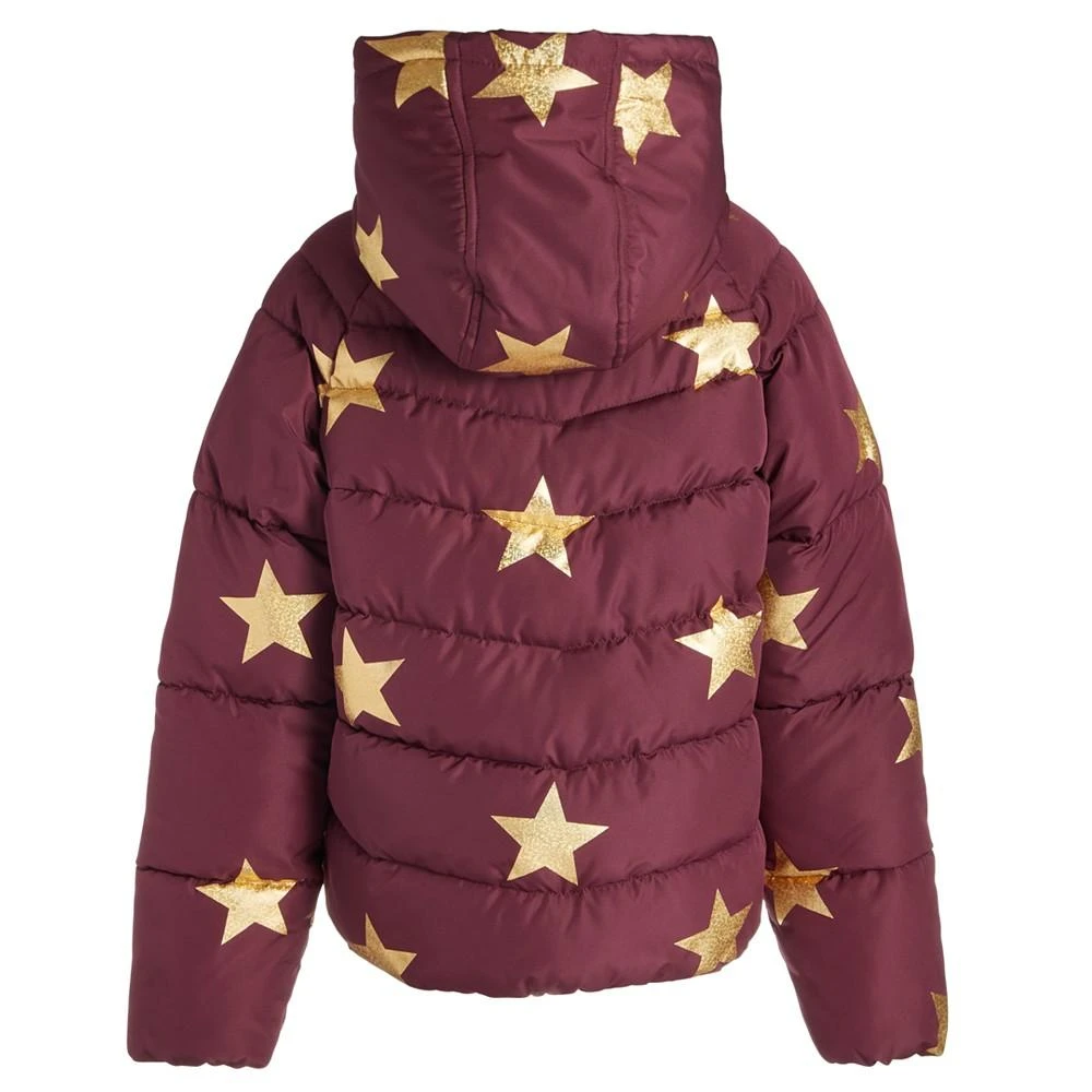 商品S Rothschild & CO|Big Girls Gold Star Foil Printed Puffer Coat,价格¥99,第2张图片详细描述