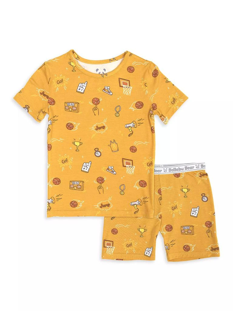 商品Bellabu Bear|Baby's, Little Kid's &amp; Kid's Basketball Pajama Shorts Set,价格¥218,第1张图片