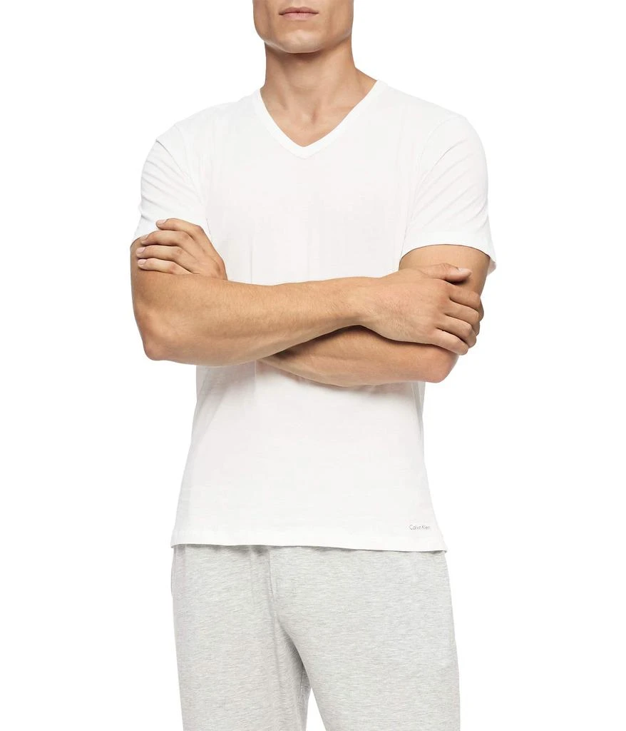 商品Calvin Klein|Cotton Classics Slim Fit V-Neck 5-Pack,价格¥346,第2张图片详细描述