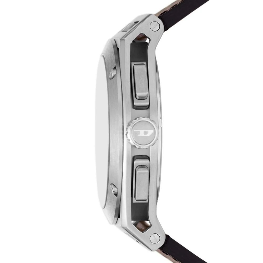 商品Diesel|Men's Timeframe Brown Leather Strap Watch, 48mm,价格¥1712,第2张图片详细描述
