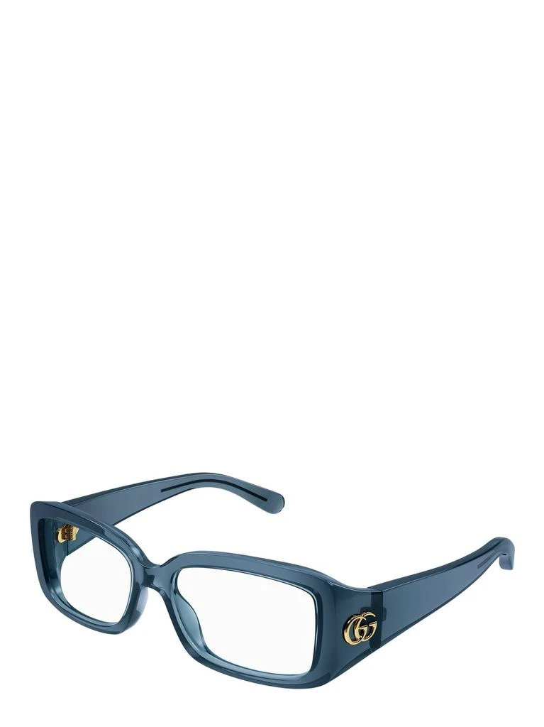 商品Gucci|Gucci Eyewear Rectangular Frame Glasses,价格¥1318,第2张图片详细描述