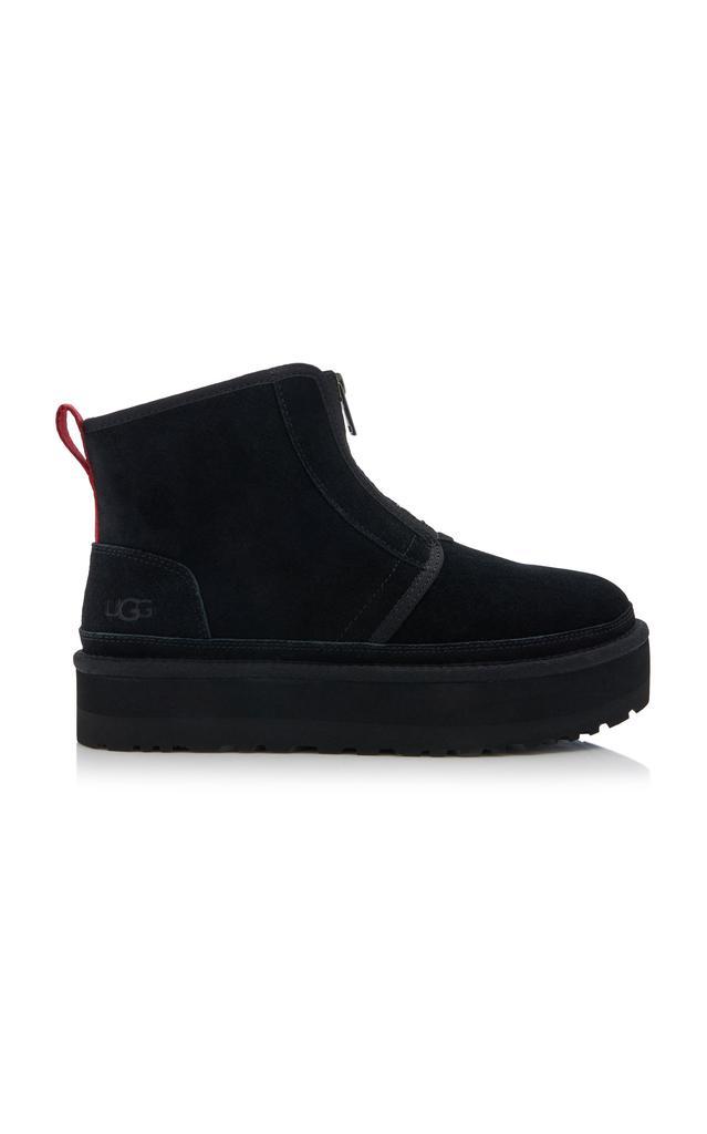 商品UGG|UGG - Women's Neumel Suede Platform Ankle Boots - Black/brown - Moda Operandi,价格¥1105,第1张图片