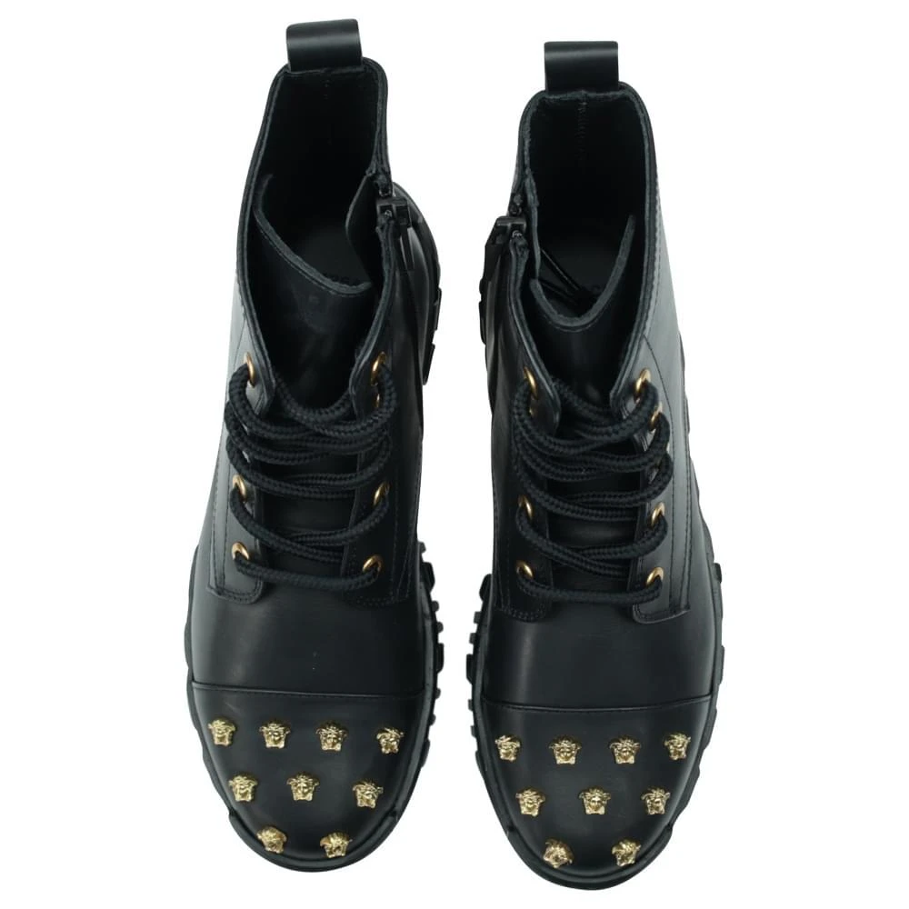 商品Versace|Black Medusa Stud Boots,价格¥3763,第3张图片详细描述