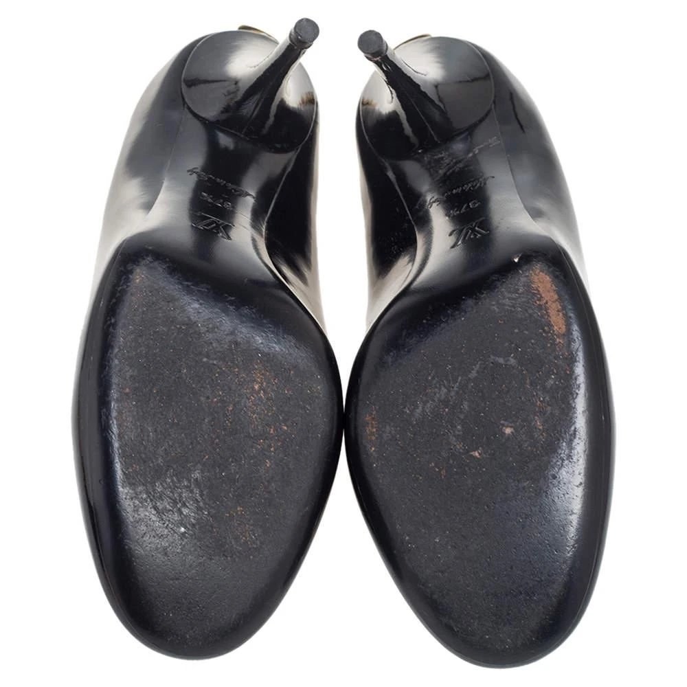 Louis Vuitton Black Patent Leather Oh Really! Platform Pumps Size 37.5 商品