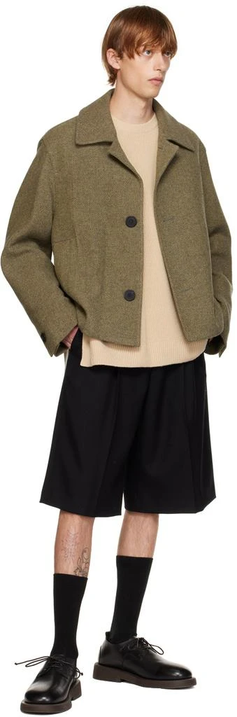 商品Solid Homme|Khaki Short Jumper Jacket,价格¥2289,第4张图片详细描述