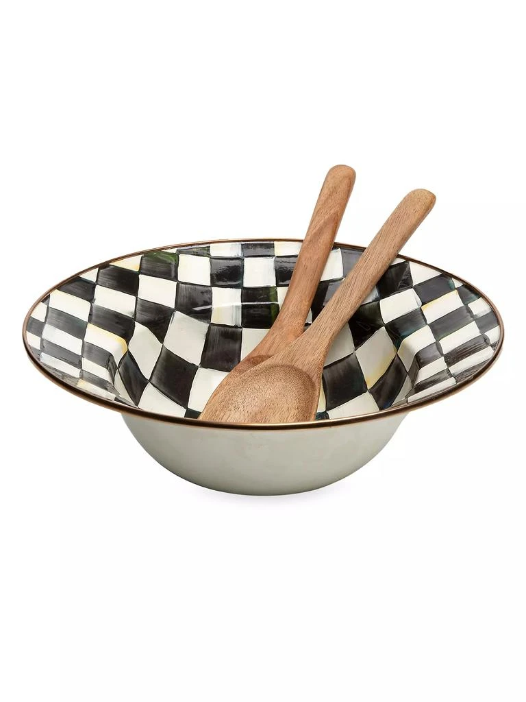 商品MacKenzie-Childs|Courtly Check Serving Bowl,价格¥675,第3张图片详细描述