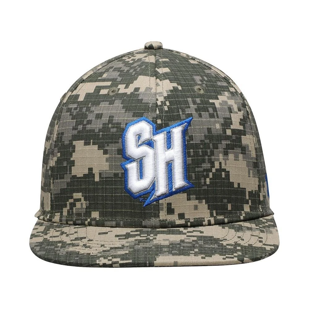 商品Under Armour|Men's Camo Seton Hall Pirates On-Field Baseball Fitted Hat,价格¥238,第3张图片详细描述