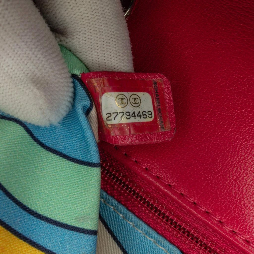 Chanel Pink Medium Quilted Terry Cloth Coco Beach Flap 商品