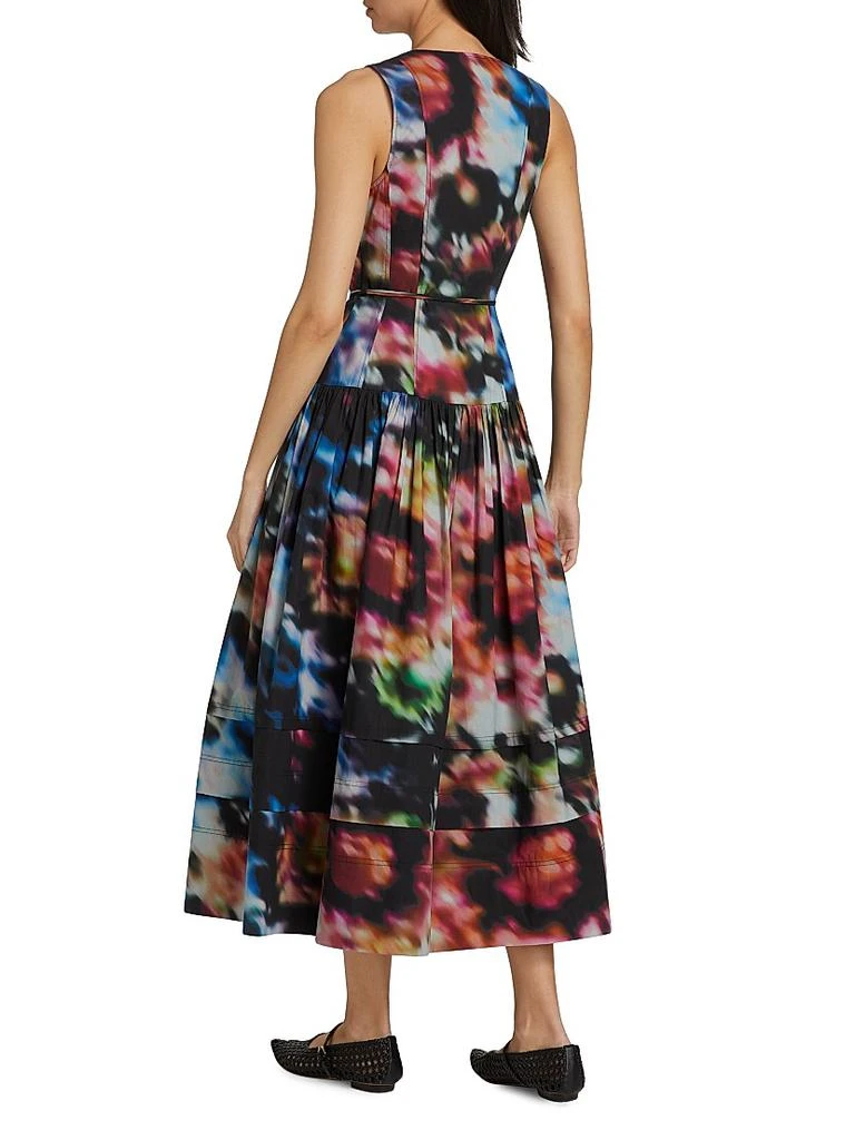 商品Ulla Johnson|Kiran Blossom Batik Poplin Dress,价格¥1097,第5张图片详细描述