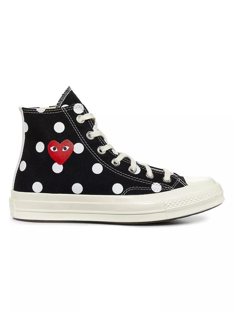 商品Comme des Garcons|CdG Play x Converse Women's Polka Dot High-Top Sneakers,价格¥1129,第1张图片