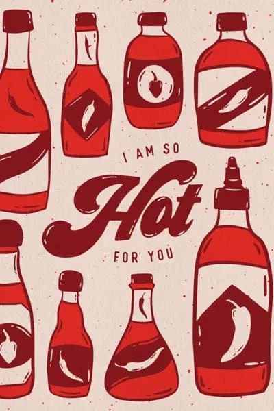 商品Boss Dotty|Boss Dotty Hot Sauce Love Greeting Card,价格¥42,第2张图片详细描述