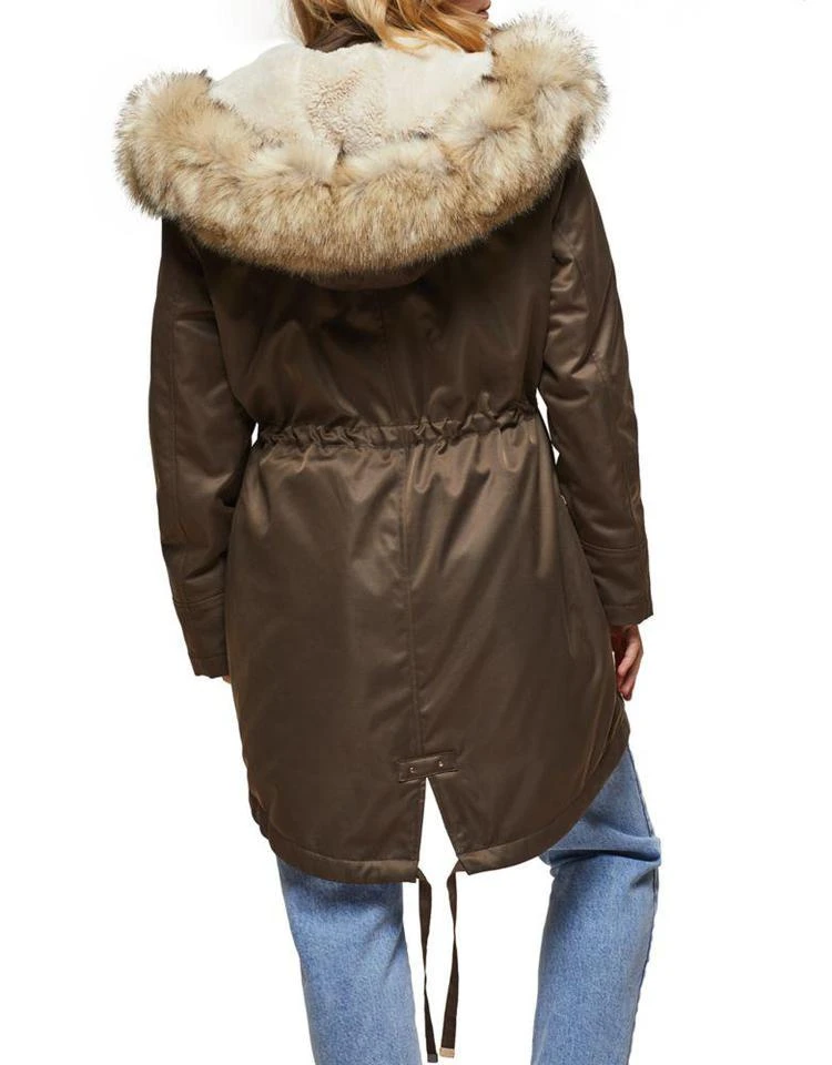 商品Miss Selfridge|Luxe Faux Fur-Trimmed Parka,价格¥834,第3张图片详细描述