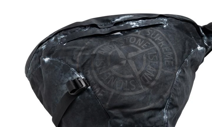 商品Supreme|Supreme Stone Island Printed Camo Nylon Shoulder Bag,价格¥3064,第3张图片详细描述