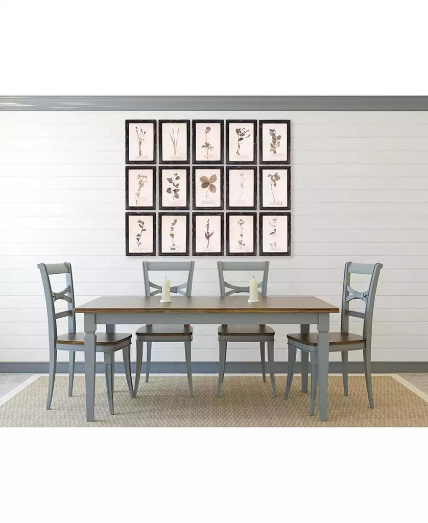 商品3R Studio|Wood Framed Wall Plaques with Dried Flower Images, Multicolor, Set of 16,价格¥4126,第2张图片详细描述