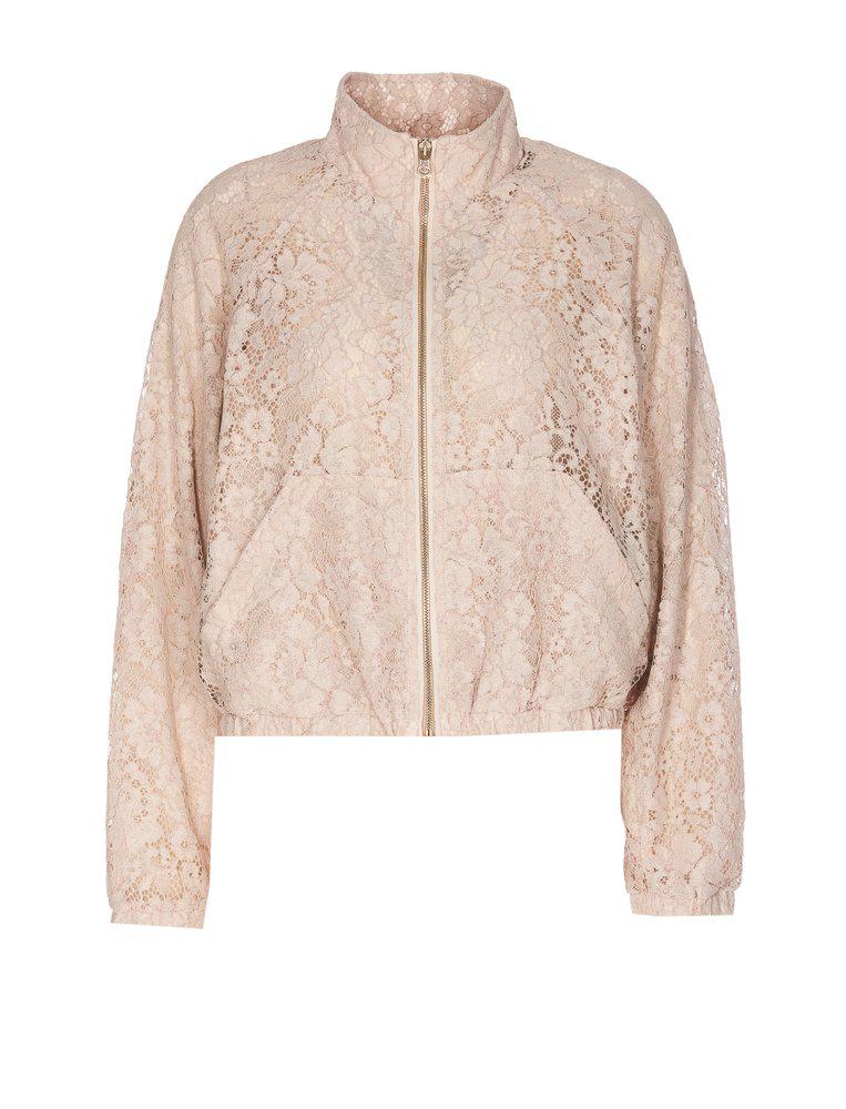 Pinko Laminated Lace Sweatshirt商品第1张图片规格展示