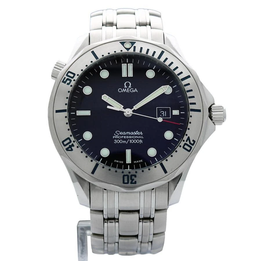 商品[二手商品] Omega|Pre-owned Omega Seamaster Quartz Blue Dial Men's Watch 2261.5,价格¥21522,第1张图片
