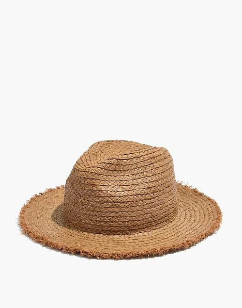 商品Madewell|Raw-Edged Straw Fedora,价格¥333,第1张图片