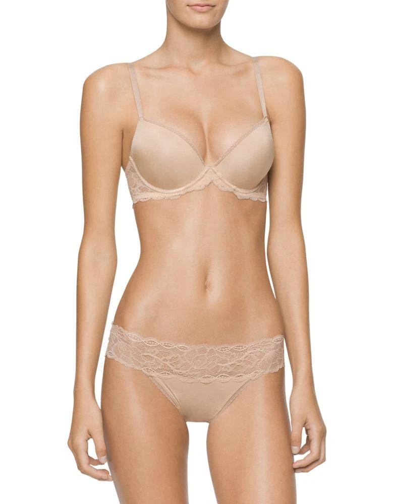 商品Calvin Klein|Seductive Comfort with Lace Demi Bra,价格¥112,第1张图片