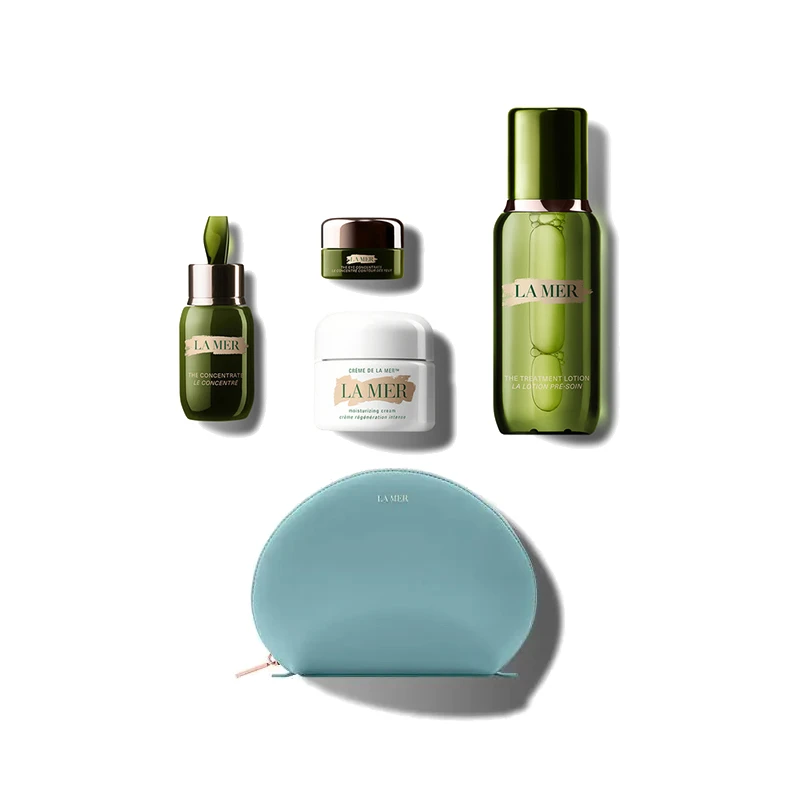 商品La Mer|La Mer海蓝之谜护肤4件套 套装 精粹水100ml+面霜30ml+浓缩精华露15ml+眼部浓缩密集修护眼霜5ml,价格¥1787,第1张图片